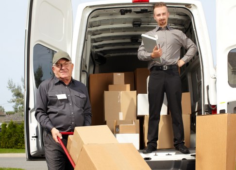 Secure Man With Van Millwall payment illustration
