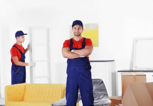 Furniture pick-up service for a Millwall apartment interior