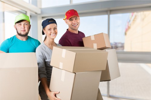 Office removals planning for a Millwall business relocation