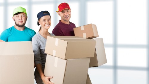 Removal team planning a move in Millwall with local building access in mind