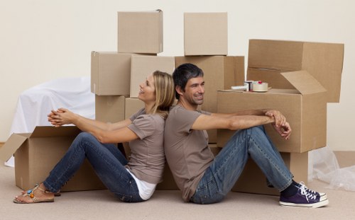 Professional man and van service in Millwall planning a careful move