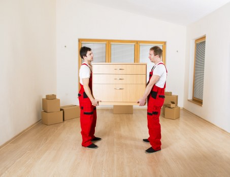 Local moving team handling boxes and furniture in Millwall