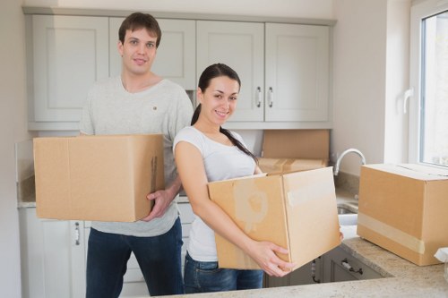 Commercial packing support for office relocation in the Millwall area